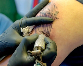 Ornamental tattoo sample